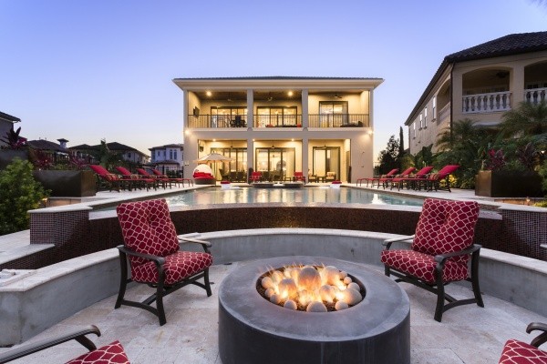 Luxury patio and Firepit
